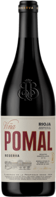 16,95 € Бесплатная доставка | Красное вино Bodegas Bilbaínas Viña Pomal Резерв D.O.Ca. Rioja Ла-Риоха Испания Tempranillo бутылка 75 cl