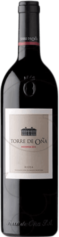 21,95 € Kostenloser Versand | Rotwein Torre de Oña Reserve D.O.Ca. Rioja La Rioja Spanien Tempranillo, Mazuelo, Carignan Magnum-Flasche 1,5 L