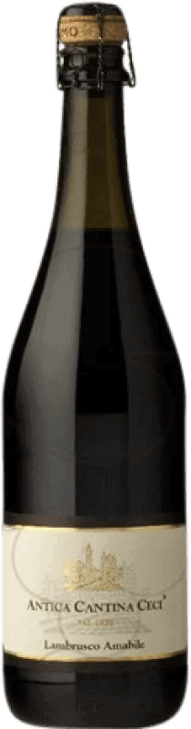 3,95 € 送料無料 | 赤いスパークリングワイン Ceci Antica D.O.C. Lambrusco di Sorbara イタリア Lambrusco ボトル 75 cl