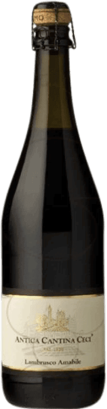 3,95 € Бесплатная доставка | Красное игристое вино Ceci Antica D.O.C. Lambrusco di Sorbara Италия Lambrusco — Ламбруско Бутылка 75 cl