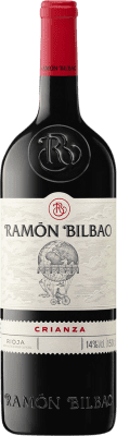21,95 € 免费送货 | 红葡萄酒 Ramón Bilbao Crianza — 陈酿 D.O.Ca. Rioja 拉里奥哈 西班牙 Tempranillo — 丹魄 大瓶 — Magnum 1,5 L