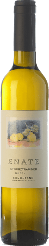 15,95 € Envío gratis | Vino Dulce Enate D.O. Somontano Aragón España Gewürztraminer Botella Medium 50 cl