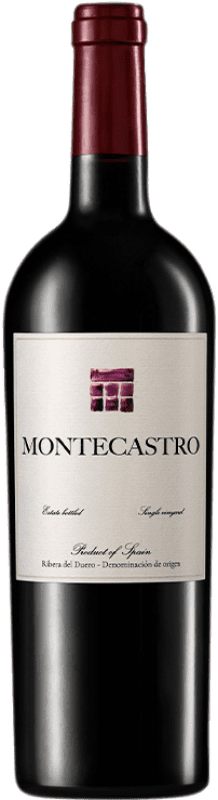 21,95 € 免费送货 | 红葡萄酒 Montecastro Crianza — 陈酿 D.O. Ribera del Duero 卡斯蒂利亚莱昂 西班牙 Tempranillo — 丹魄, Merlot — 梅洛, Cabernet Sauvignon — 赤霞珠 75 cl