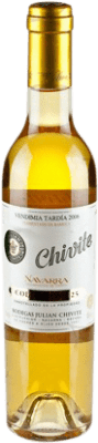 38,95 € Бесплатная доставка | Крепленое вино Chivite Vendimia Tardía D.O. Navarra Наварра Испания Muscat Половина бутылки 37 cl