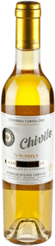 38,95 € Spedizione Gratuita | Vino fortificato Chivite Vendimia Tardía D.O. Navarra Navarra Spagna Moscato Mezza Bottiglia 37 cl