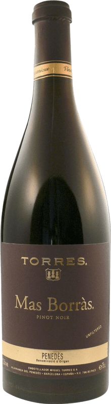 29,95 € Free Shipping | Red wine Torres Mas Borras D.O. Penedès Catalonia Spain Pinot Black Bottle 75 cl