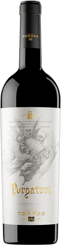 39,95 € Free Shipping | Red wine Torres Purgatori Aged D.O. Costers del Segre Catalonia Spain Syrah, Grenache, Mazuelo, Carignan Bottle 75 cl