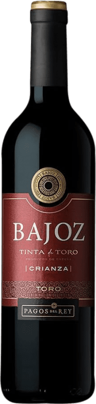 5,95 € 送料無料 | 赤ワイン Pagos del Rey Bajoz 高齢者 D.O. Toro カスティーリャ・イ・レオン スペイン Tempranillo ボトル 75 cl