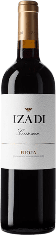 10,95 € Spedizione Gratuita | Vino rosso Izadi Crianza D.O.Ca. Rioja La Rioja Spagna Tempranillo Bottiglia 75 cl
