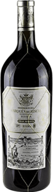 95,95 € 免费送货 | 红酒 Marqués de Riscal 大储备 D.O.Ca. Rioja 拉里奥哈 西班牙 Tempranillo, Graciano, Mazuelo, Carignan 瓶子 Magnum 1,5 L