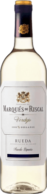 14,95 € 免费送货 | 白葡萄酒 Marqués de Riscal D.O. Rueda 卡斯蒂利亚莱昂 西班牙 Verdejo — 维德霍 Organic — 有机 75 cl