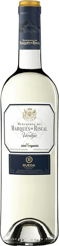 10,95 € Envoi gratuit | Vin blanc Marqués de Riscal Organic Jeune D.O. Rueda Castille et Leon Espagne Verdejo Bouteille 75 cl