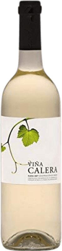 7,95 € 免费送货 | 白葡萄酒 Marqués de Riscal Viña Calera 年轻的 D.O. Rueda 卡斯蒂利亚莱昂 西班牙 Macabeo — 马卡贝奥, Verdejo — 维德霍, Sauvignon — 苏维浓 瓶装 75 cl