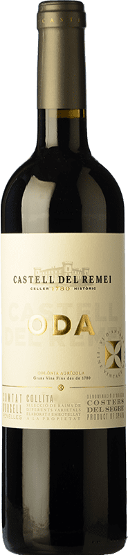 19,95 € Free Shipping | Red Wine Castell del Remei Oda Crianza — Aged D.O. Costers del Segre Catalonia Spain Tempranillo, Merlot, Cabernet Sauvignon Bottle 75 cl