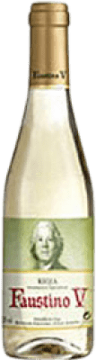 2,95 € Envoi gratuit | Vin Blanc Faustino V Jeune D.O.Ca. Rioja La Rioja Espagne Macabeo — Macabeu Demi-Bouteille 37 cl