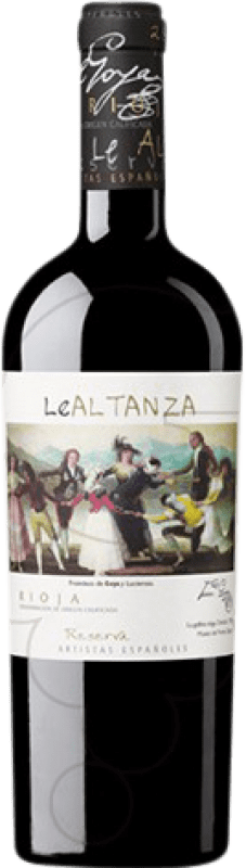 62,95 € Kostenloser Versand | Rotwein Altanza Lealtanza Artistas Españoles Goya Reserve — Gereift D.O.Ca. Rioja La Rioja Spanien Tempranillo Flasche 75 cl