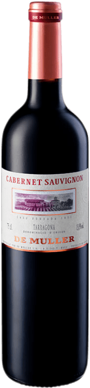 11,95 € 免费送货 | 红酒 De Muller 岁 D.O. Tarragona 加泰罗尼亚 西班牙 Cabernet Sauvignon 瓶子 75 cl