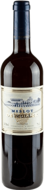 11,95 € Free Shipping | Red wine De Muller Negre Aged D.O. Tarragona Catalonia Spain Merlot Bottle 75 cl