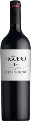 51,95 € 免费送货 | 红酒 Figuero 12 Meses 岁 D.O. Ribera del Duero 卡斯蒂利亚莱昂 西班牙 Tempranillo 瓶子 Magnum 1,5 L