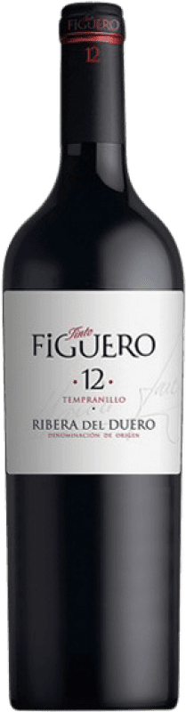 36,95 € Free Shipping | Red wine Figuero 12 meses Crianza D.O. Ribera del Duero Castilla y León Spain Tempranillo Magnum Bottle 1,5 L
