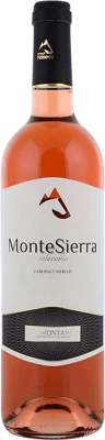 4,95 € Free Shipping | Rosé wine Pirineos Montesierra Joven D.O. Somontano Aragon Spain Tempranillo, Grenache Bottle 75 cl