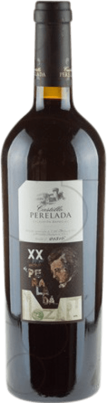 37,95 € Free Shipping | Red wine Perelada XX Aniversario Aged D.O. Empordà Catalonia Spain Merlot, Syrah, Cabernet Sauvignon Bottle 75 cl