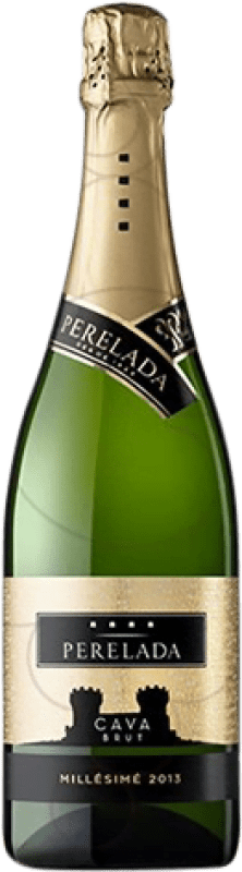 6,95 € 免费送货 | 白起泡酒 Perelada Millésimé 香槟 预订 D.O. Cava 加泰罗尼亚 西班牙 Macabeo, Xarel·lo, Parellada 瓶子 75 cl