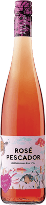 7,95 € Envio grátis | Espumante rosé Perelada Pescador Rose Jovem D.O. Empordà Catalunha Espanha Merlot, Grenache, Trepat Garrafa 75 cl