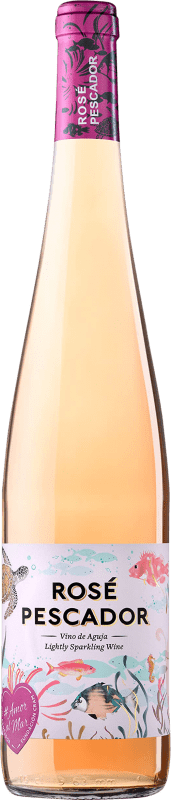 5,95 € Бесплатная доставка | Розовое игристое Perelada Pescador Rose Молодой D.O. Empordà Каталония Испания Merlot, Grenache, Trepat бутылка 75 cl