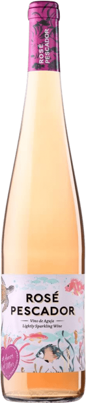 6,95 € Envio grátis | Espumante rosé Perelada Pescador Rose Jovem D.O. Empordà Catalunha Espanha Merlot, Grenache, Trepat Garrafa 75 cl