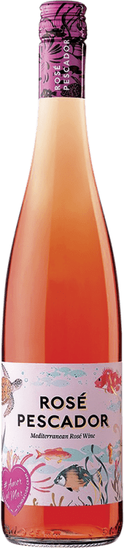 7,95 € 免费送货 | 玫瑰气泡酒 Perelada & Chivite Pescador Rose 年轻的 D.O. Empordà 加泰罗尼亚 西班牙 Merlot, Grenache, Trepat 瓶子 75 cl