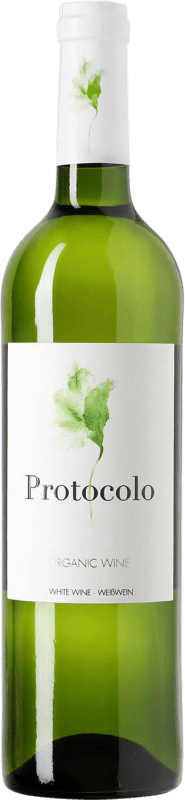 6,95 € Envoi gratuit | Vin Blanc Dominio de Eguren Protocolo Jeune I.G.P. Vino de la Tierra de Castilla Castilla la Mancha y Madrid Espagne Macabeo — Macabeu, Airén Organic — Biologique 75 cl