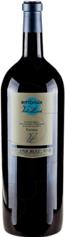 197,95 € Free Shipping | Red wine Vall Llach Embruix Aged D.O.Ca. Priorat Catalonia Spain Merlot, Syrah, Grenache, Cabernet Sauvignon, Mazuelo, Carignan Special Bottle 5 L