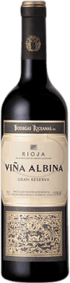 14,95 € Envoi gratuit | Vin rouge Bodegas Riojanas Viña Albina Grande Réserve D.O.Ca. Rioja La Rioja Espagne Tempranillo, Graciano, Mazuelo, Carignan Bouteille 75 cl