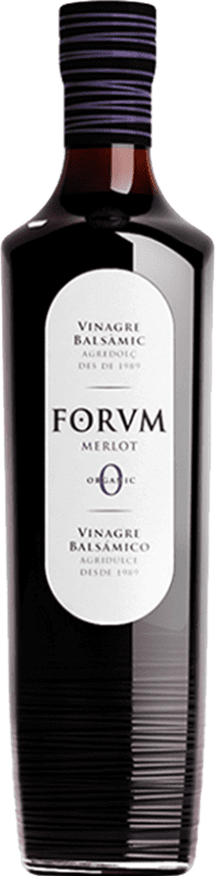 6,95 € Free Shipping | Vinegar Augustus Forum Balsamic Spain Merlot Organic — Eco Small Bottle 25 cl