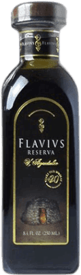 47,95 € Envio grátis | Vinagre Augustus Flavivs Reserva Espanha Cabernet Sauvignon Garrafa Pequena 25 cl