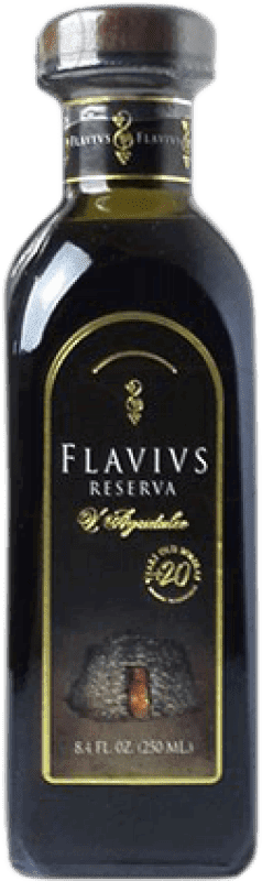 47,95 € Envio grátis | Vinagre Augustus Flavivs Reserva Espanha Cabernet Sauvignon Garrafa Pequena 25 cl