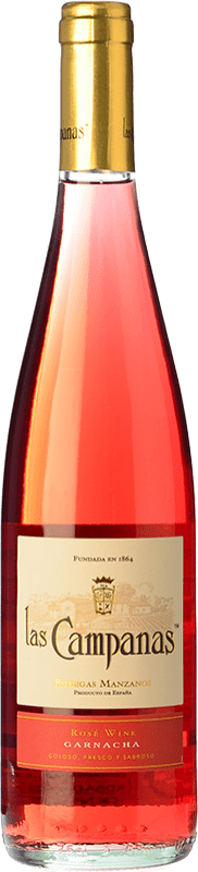 6,95 € Kostenloser Versand | Roséwein Vinícola Navarra Las Campanas Jung D.O. Navarra Navarra Spanien Grenache Flasche 75 cl