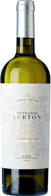 16,95 € Бесплатная доставка | Белое вино Albar Lurton Hermanos Lurton Cuesta Oro старения D.O. Rueda Кастилия-Леон Испания Verdejo бутылка 75 cl