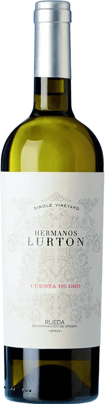 14,95 € Free Shipping | White wine Albar Lurton Hermanos Lurton Cuesta Oro Crianza D.O. Rueda Castilla y León Spain Verdejo Bottle 75 cl