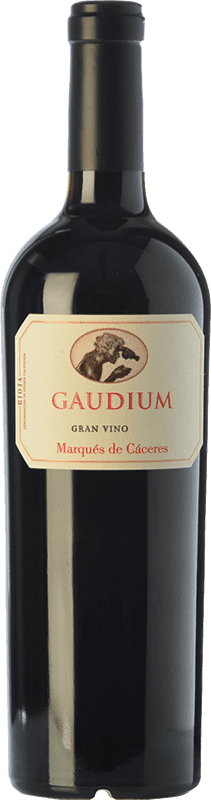 64,95 € Бесплатная доставка | Красное вино Marqués de Cáceres Gaudium D.O.Ca. Rioja Ла-Риоха Испания Tempranillo, Graciano бутылка 75 cl