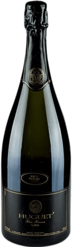 69,95 € 送料無料 | 白のスパークリングワイン Huguet de Can Feixes Brut Nature — ブリュット・ナチュール グラン・レセルバ D.O. Cava カタロニア スペイン Pinot Noir — ピノ・ノワール, Macabeo — マカベオ, Parellada — パレリャーダ マグナムボトル 1,5 L