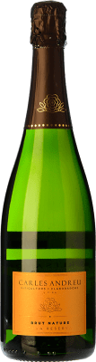 12,95 € 送料無料 | 白スパークリングワイン Carles Andreu ブルットの自然 若い D.O. Cava カタロニア スペイン Macabeo, Parellada ボトル 75 cl
