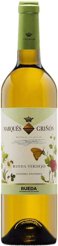 9,95 € Kostenloser Versand | Weißwein Marqués de Griñón Jung D.O. Rueda Kastilien und León Spanien Verdejo Flasche 75 cl