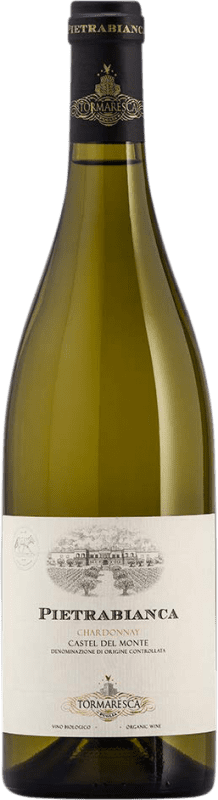 25,95 € 免费送货 | 白酒 Tormaresca Pietrabianca 岁 D.O.C. Italy 意大利 Chardonnay, Fiano 瓶子 75 cl