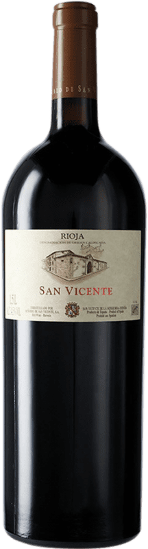 118,95 € Бесплатная доставка | Красное вино Señorío de San Vicente D.O.Ca. Rioja Ла-Риоха Испания Tempranillo бутылка Магнум 1,5 L