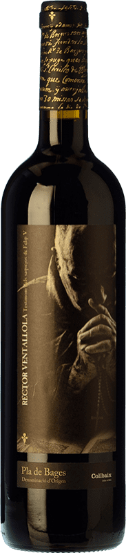 19,95 € Free Shipping | Red wine El Molí Collbaix El Rector de Ventallola Crianza D.O. Pla de Bages Catalonia Spain Merlot, Cabernet Sauvignon, Cabernet Franc Bottle 75 cl