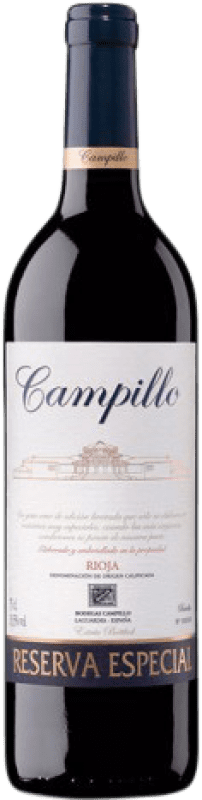 23,95 € Бесплатная доставка | Красное вино Campillo Especial Резерв D.O.Ca. Rioja Ла-Риоха Испания Tempranillo, Graciano бутылка 75 cl