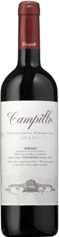 49,95 € Бесплатная доставка | Красное вино Campillo Резерва D.O.Ca. Rioja Ла-Риоха Испания Tempranillo — Темпранильо Бутылка Магнум 1,5 L