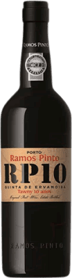37,95 € Free Shipping | Fortified wine Ramos Pinto Tawny I.G. Porto Porto Portugal Tempranillo, Touriga Franca, Touriga Nacional, Tinta Amarela, Tinta Cão, Tinta Barroca 10 Years Bottle 75 cl